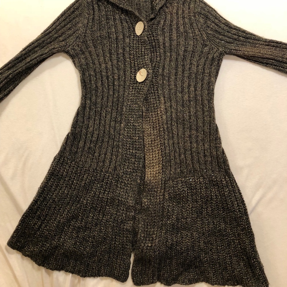 Vintage Brown sweater cardigan